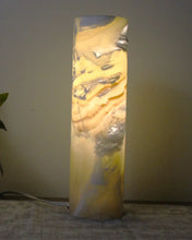 Load image into Gallery viewer, Honey Yellow Onyx Stone Lamp, Onyx Stone Lamp
