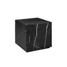 Load image into Gallery viewer, Black Marble Side Table
