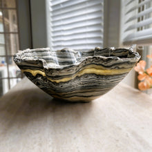 Load image into Gallery viewer, Zebra Onyx Bowls / Elegant Bowl Hand Craved Bowl / BZG1612
