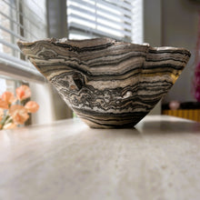 Load image into Gallery viewer, Zebra Onyx Bowls / Elegant Bowl Hand Craved Bowl / BZG1612
