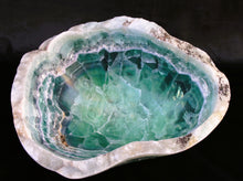 Load image into Gallery viewer, Unique Fluorite Bowl  Fluorite Crystal Centerpiece Fluorite Decorative Bowl
