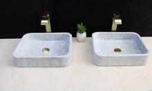 Load image into Gallery viewer, Two Marble Stone Vessel Sink | Natural Stone Sink
