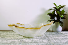 Load image into Gallery viewer, Crystal Onyx Stone Bowl Polished and Shined | Beautiful Onyx Centerpiece
