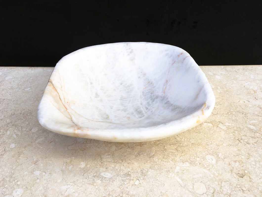Rustic Onyx Decorative Stone Bowl