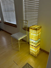 Load image into Gallery viewer, Large Onyx Lamp Floor Lamp | Pedestal Lamp | Aqua Onyx Home Lighting
