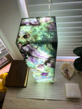 Load image into Gallery viewer, Fluorite Crystal Lamp 20&quot;| Table Lamp
