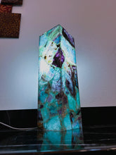 Load image into Gallery viewer, Fluorite Crystal Lamp 20&quot;| Table Lamp
