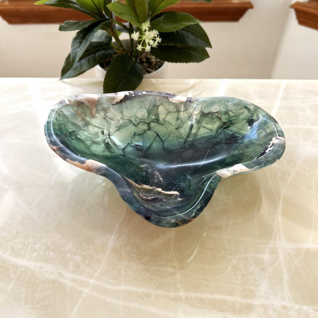Fluorite Stone Bowl small size