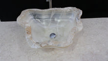 Load and play video in Gallery viewer, Natural Stone Sink - Modern Sink - Handmade Onyx Sink
