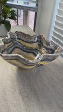 Load and play video in Gallery viewer, Natural Zebra Onyx Hand Craved Bowl |Mini Bowl / BM03
