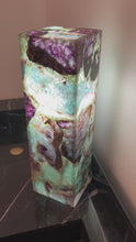 Load and play video in Gallery viewer, Fluorite Crystal Lamp 20&quot;| Table Lamp
