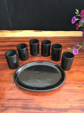 Load image into Gallery viewer, Midnight Black Shot Glasses - Set of 6
