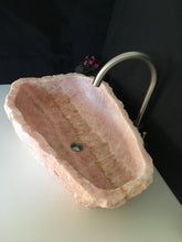 Load image into Gallery viewer, Light Pink Quartz Stone Bathroom Vessel Sink Matte Finish
