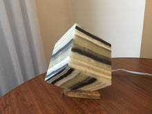 Load image into Gallery viewer, Onyx Cube Lamp

